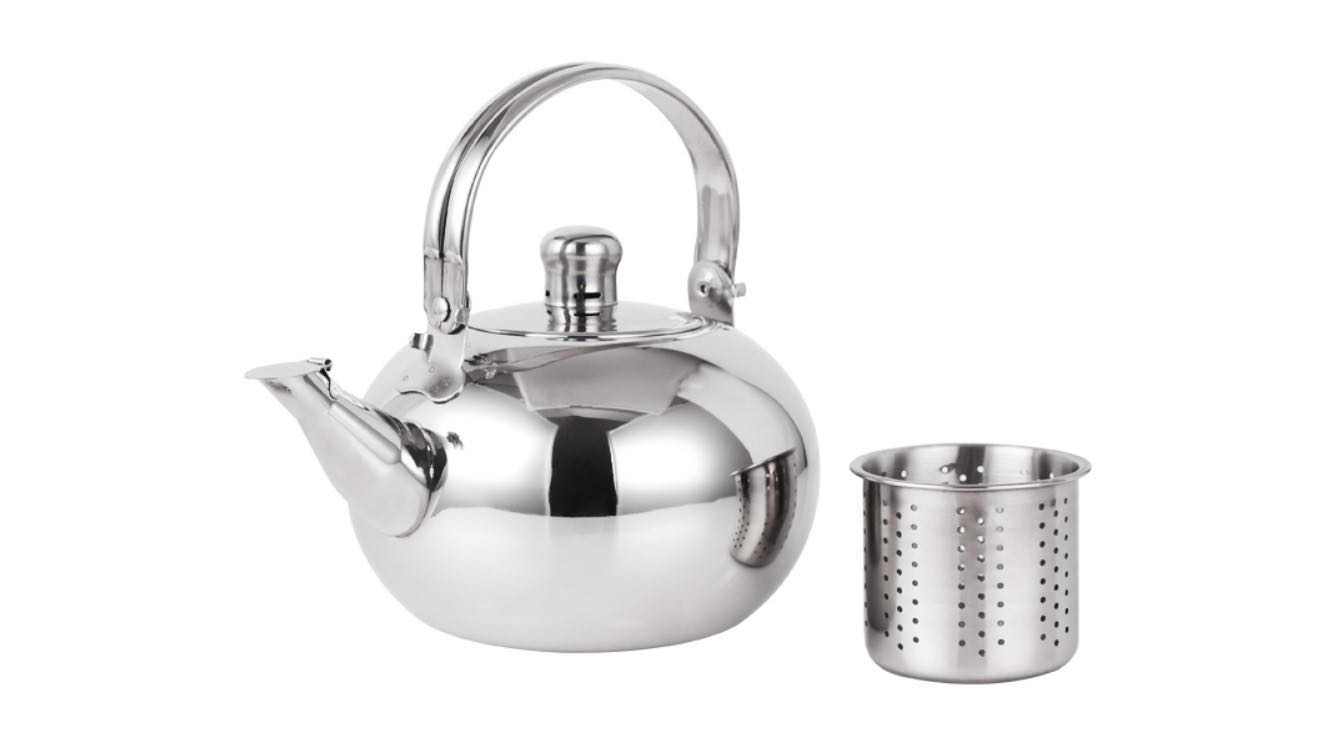  Best 18CM/2L Small and exquisite accessories stainless steel whistle non-electric boiling with filter Kettle Company - ZHENNENG 