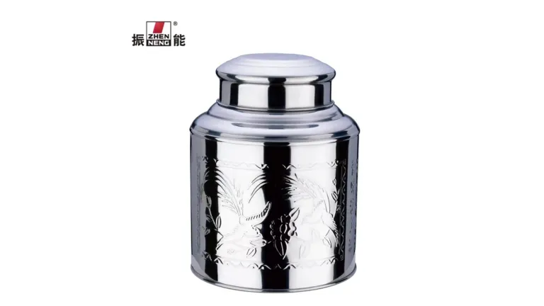 stainless steel tea storage container