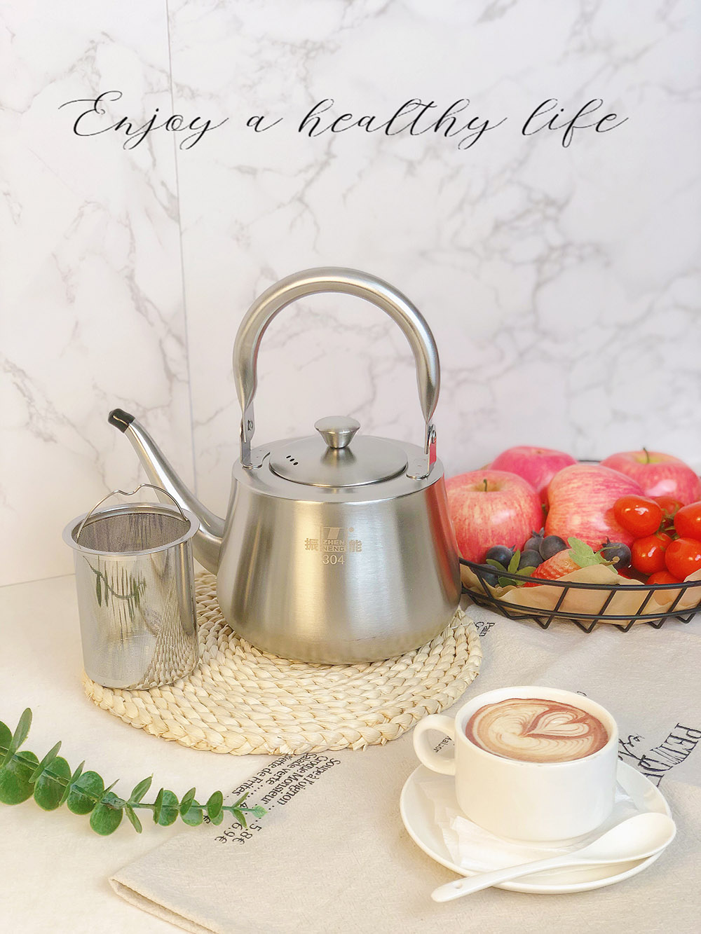 18/8 Stainless Steel Teapot For All Stove