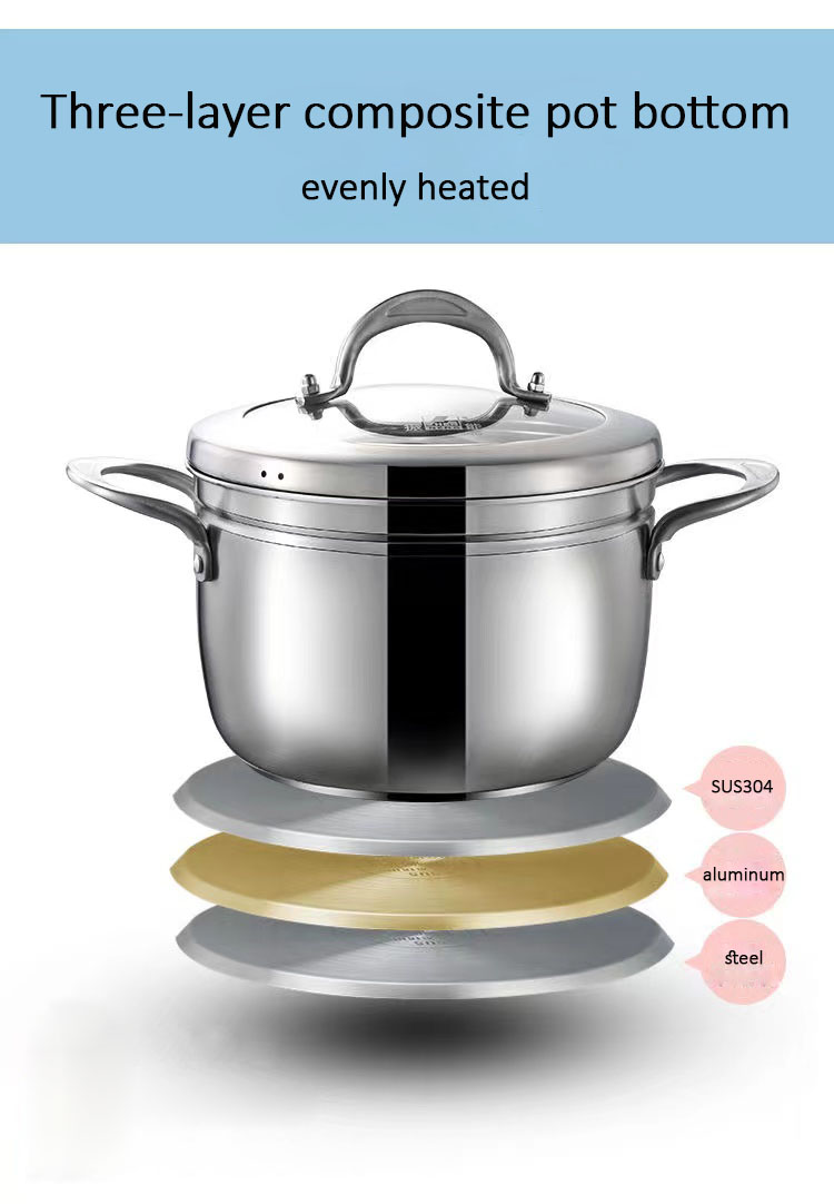 stainless steel steamer pot