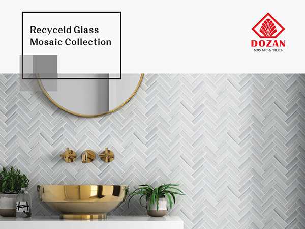 Recyceld Glass Mosaic