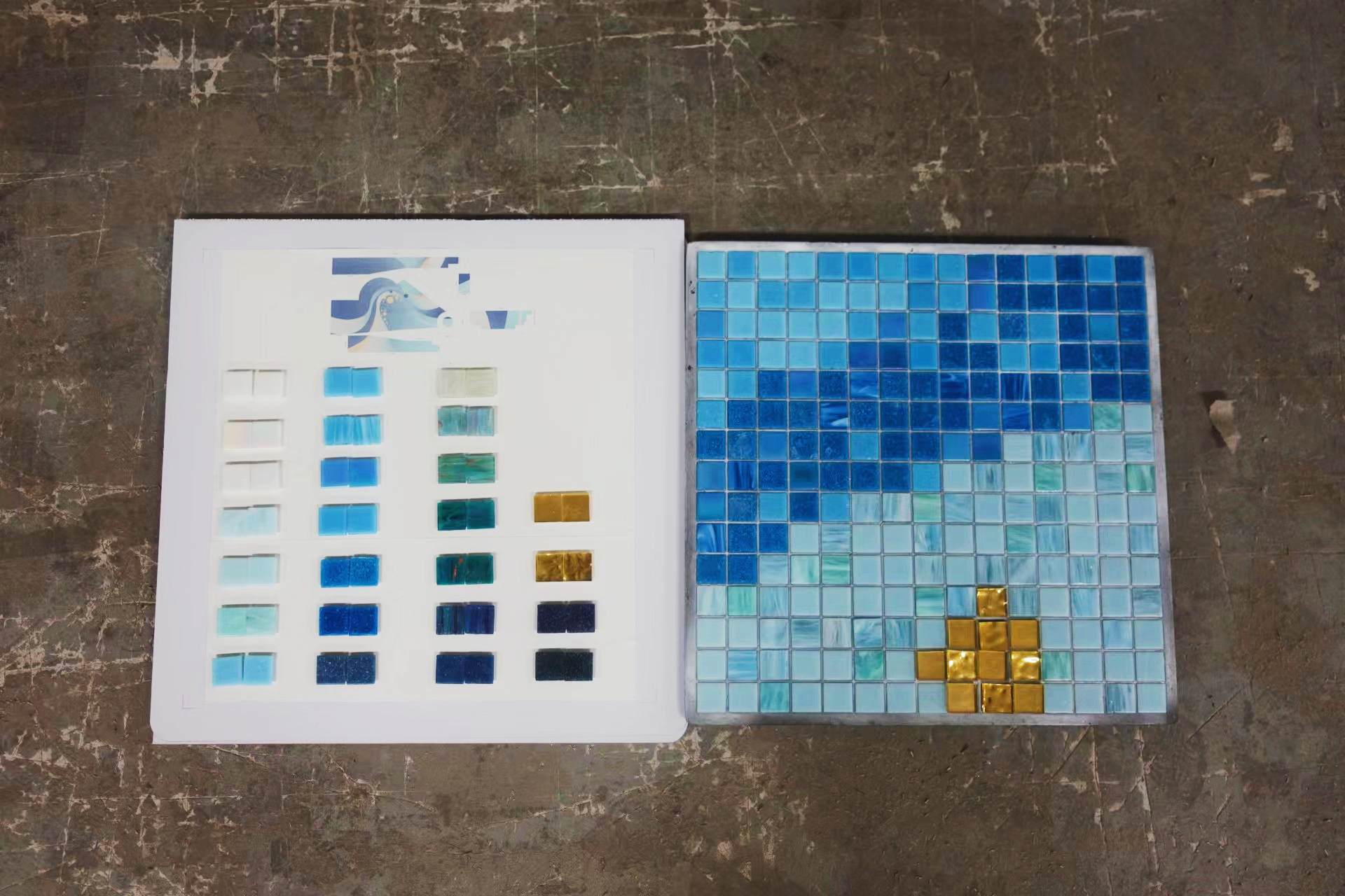 Pool Mosaic Tiles