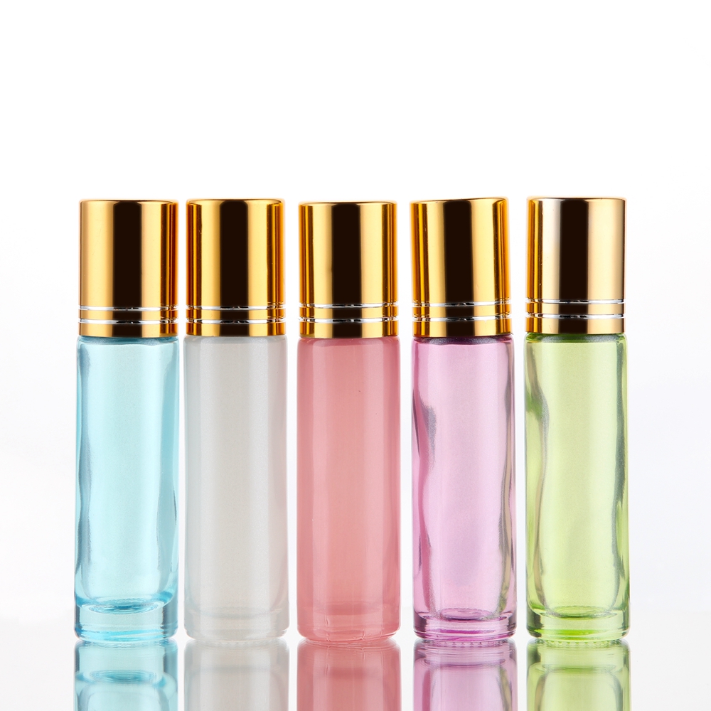 Matte Black Glass Roll on Bottles Wholesale 5ml 10ml 15ml 20ml 30ml