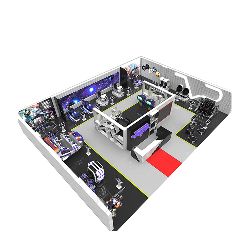 SKYFUN Virtual reality arcade game simulator ride 300 square meters