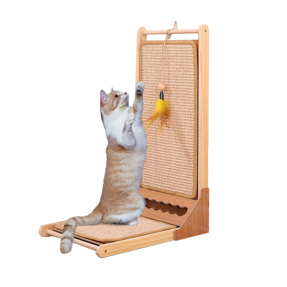 Best Pet Cat Scratcher Board Cat Lshaped Vertical Non falling Company