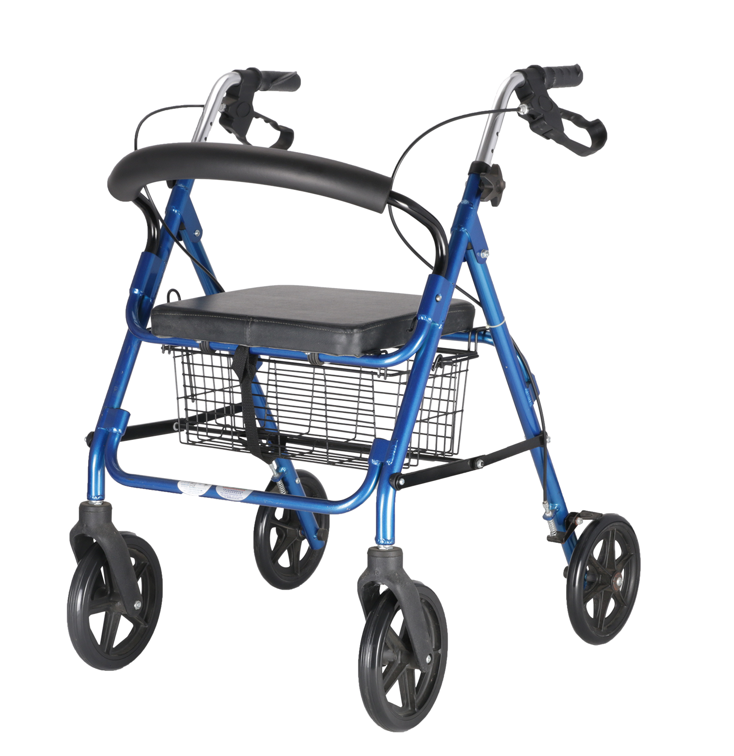 folding rollator walker with seat