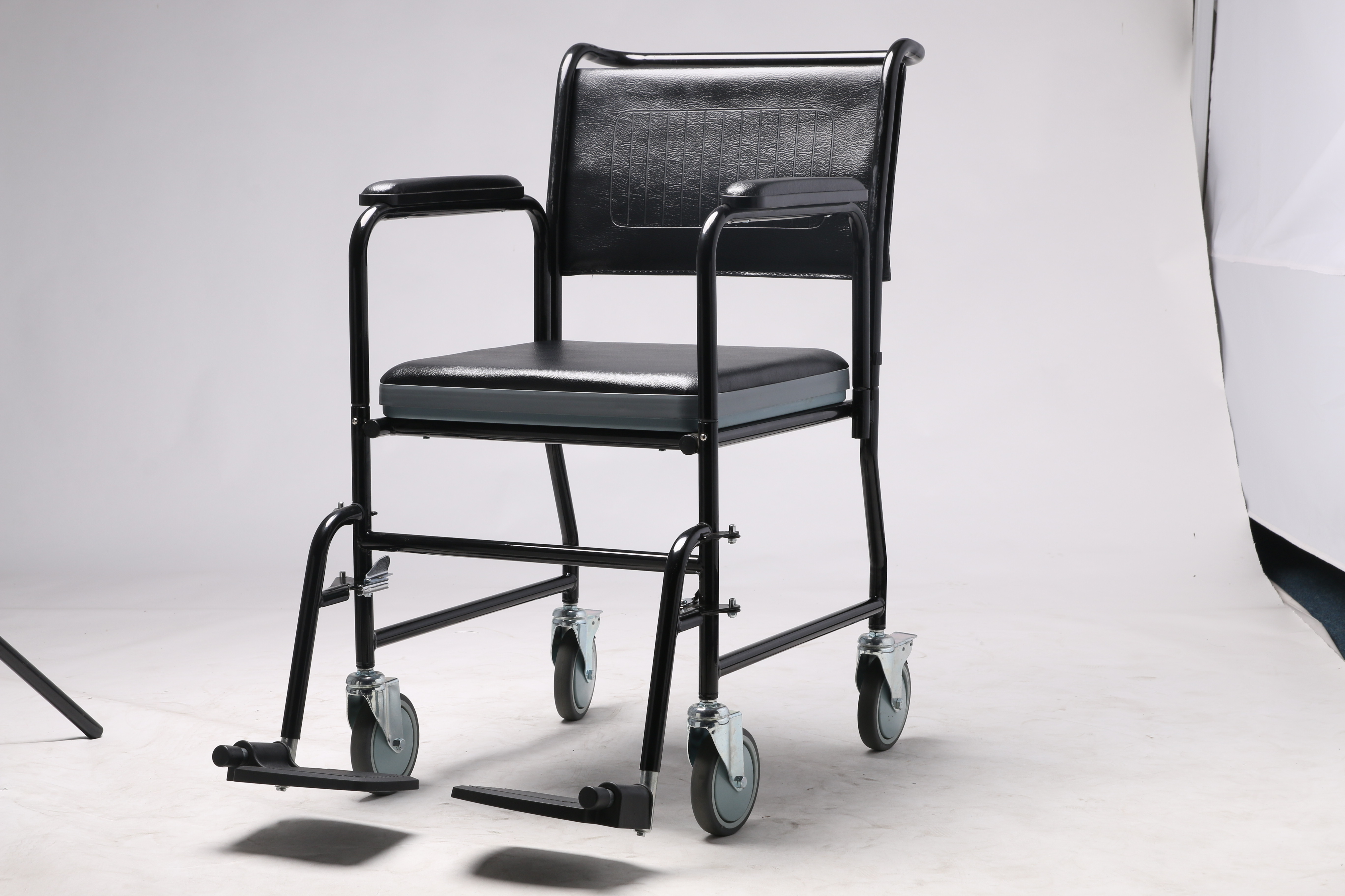 hospital commode wheelchair
