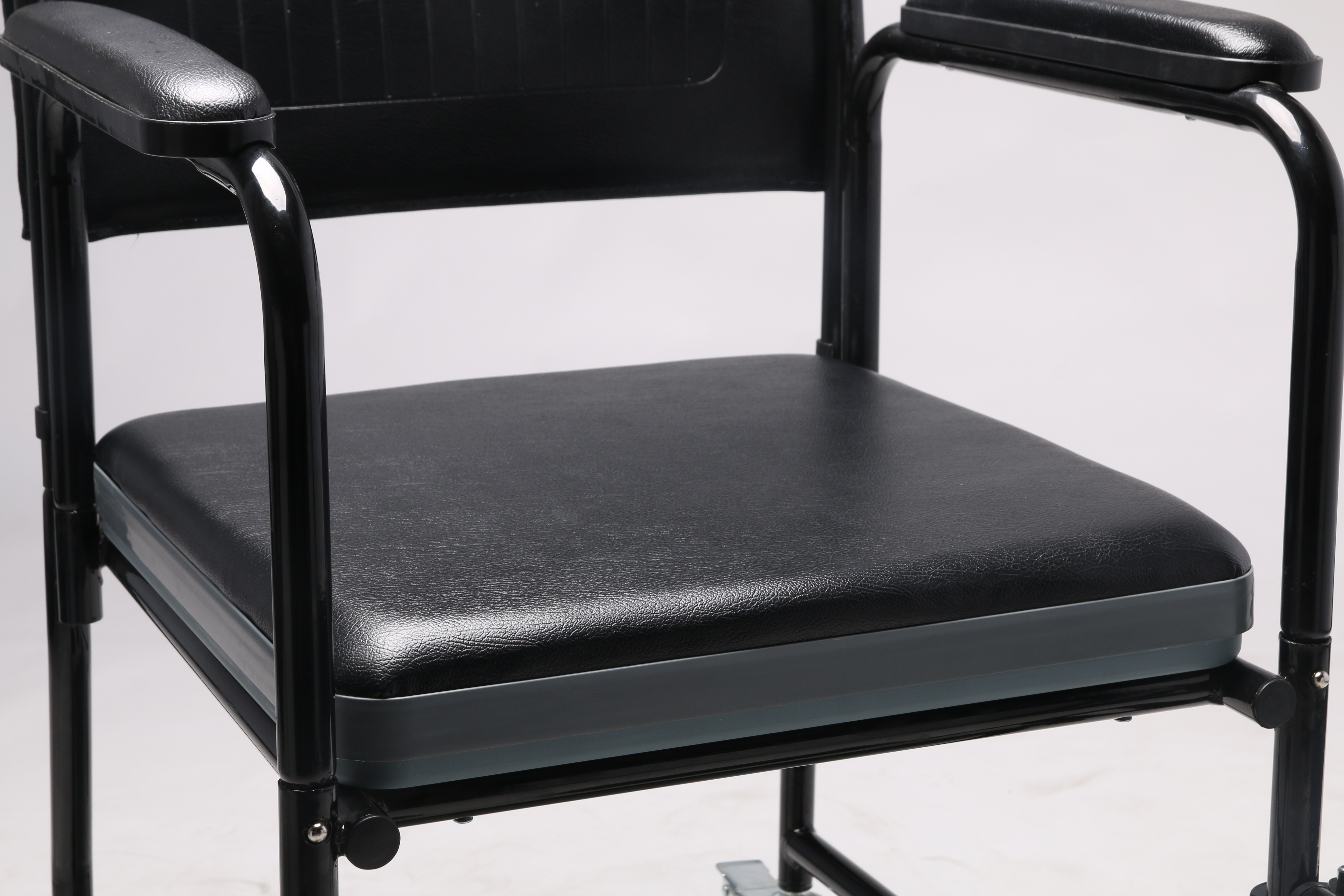 steel commode wheelchair