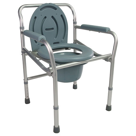 aluminium commode wheelchair