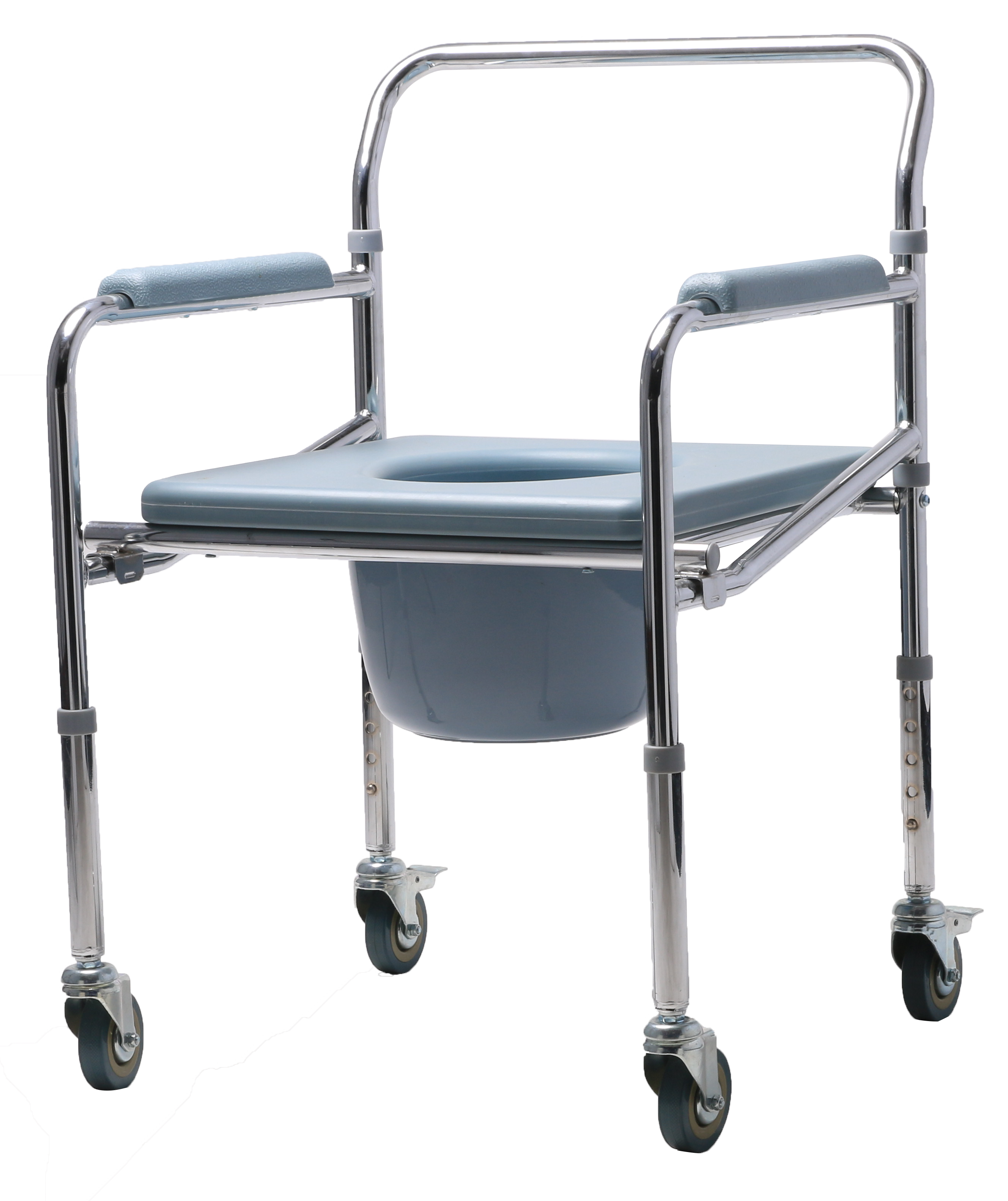 commode shower chair with wheels