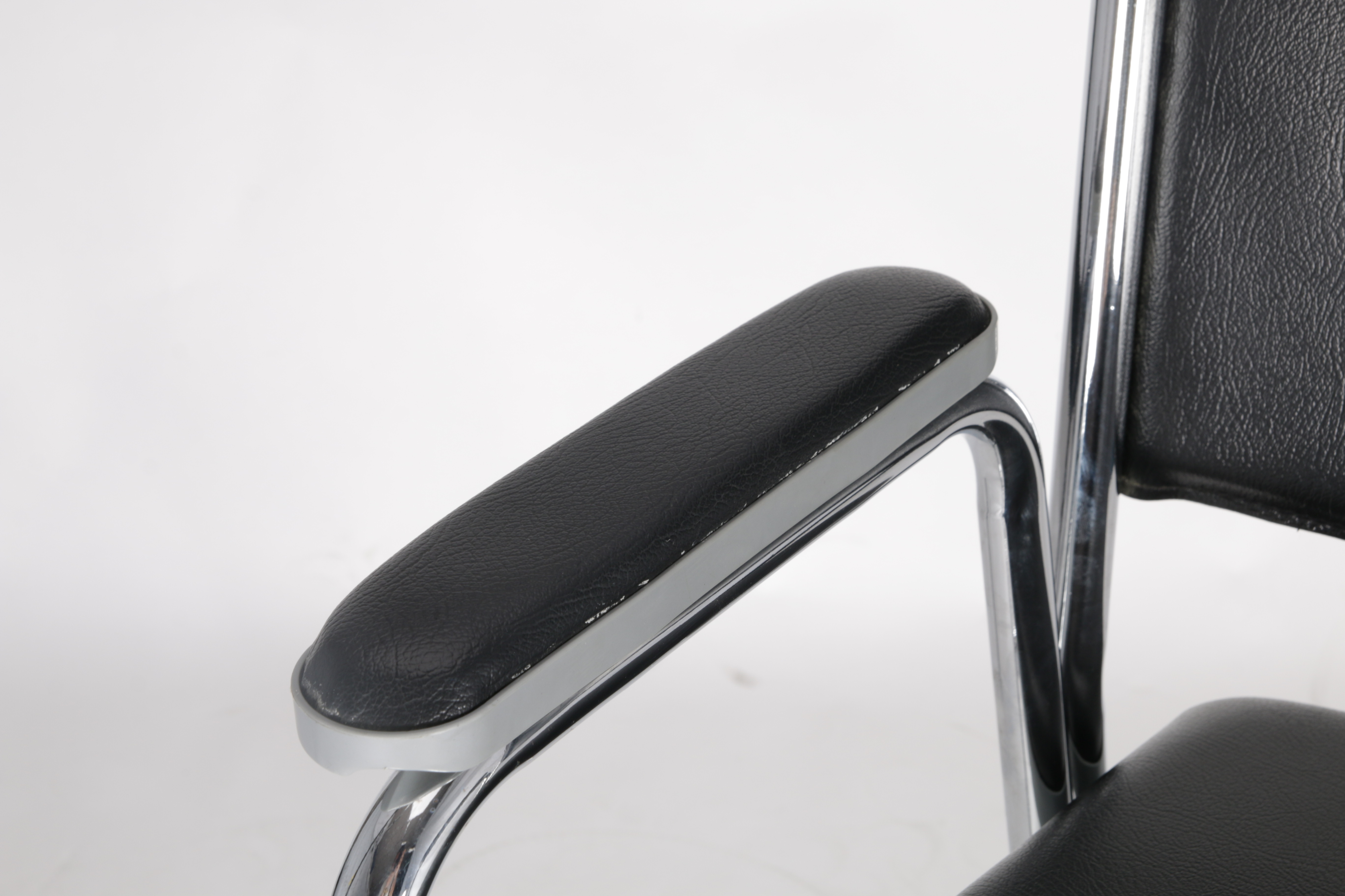 chrome steel commode