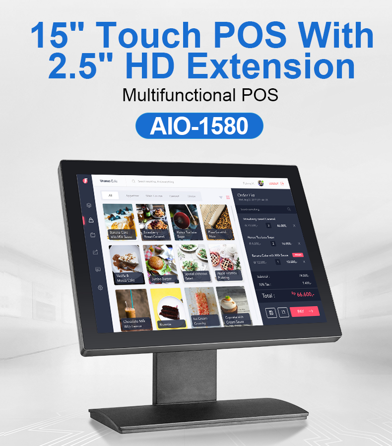Wholesale Cheap AIO-1580 15 Inch Computer POS System Touch Screen All ...