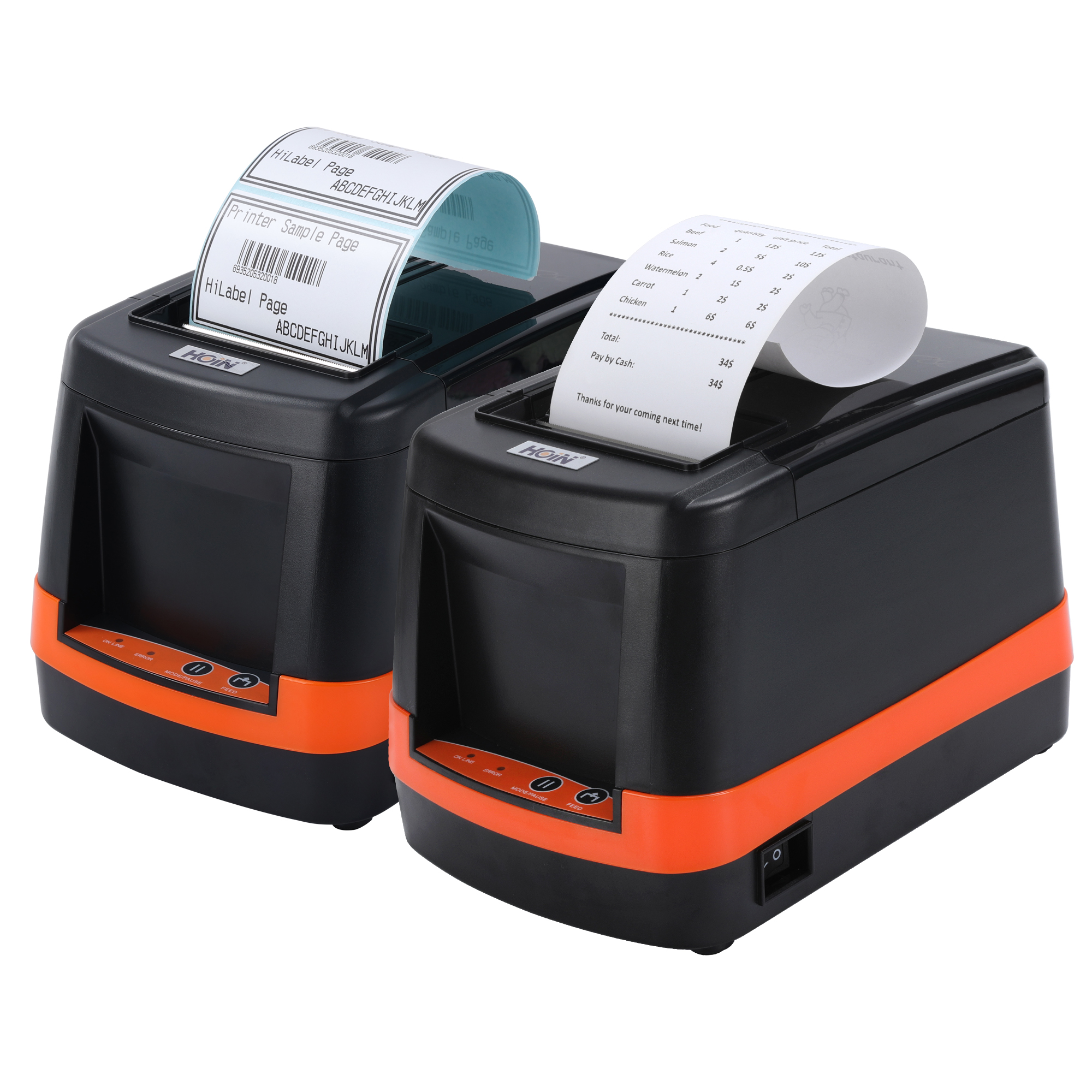 3 inch Small supermarket restaurant coffer bar milk tea shop label