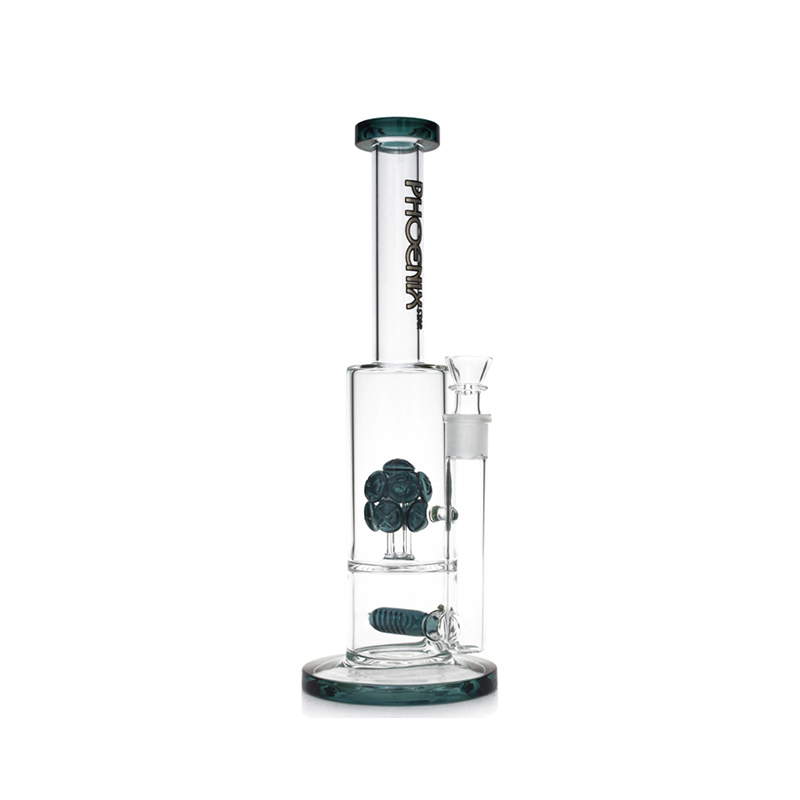 Phoenix Star Best Price Percolator Bong With Inline Perc & Flower