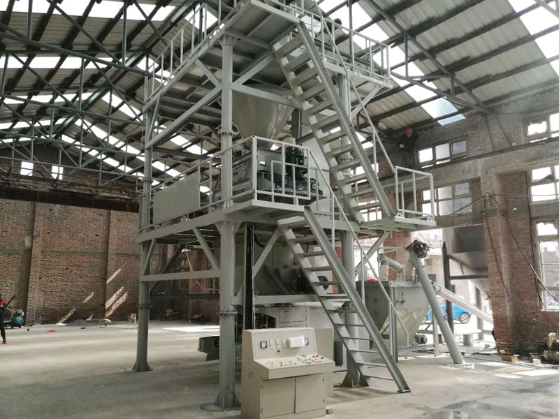 CORINMAC - automatic ceramic tile adhesive mortar production linedry mortar mixer machine-Installation Video