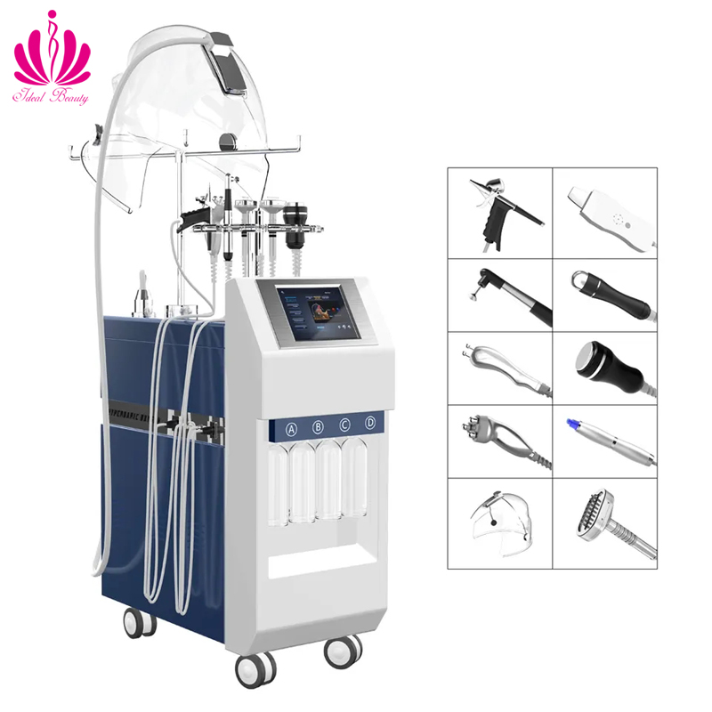 10 in 1 oxygen infusion facial machine hydrofacial machine for sale