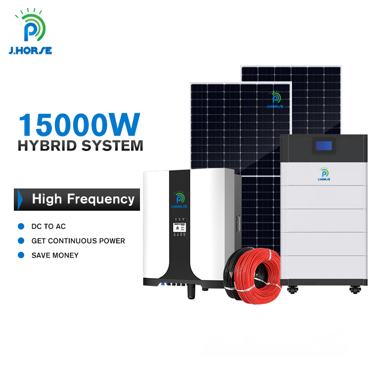 JHORSE - solar system 3-phase off grid 15kw solar power system home use ...