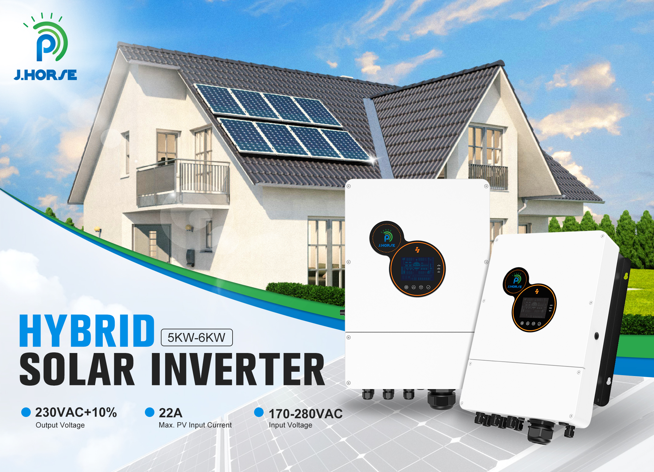 Jhorse unveils new inverters for residential off-grid/on-grid/hybrid ...