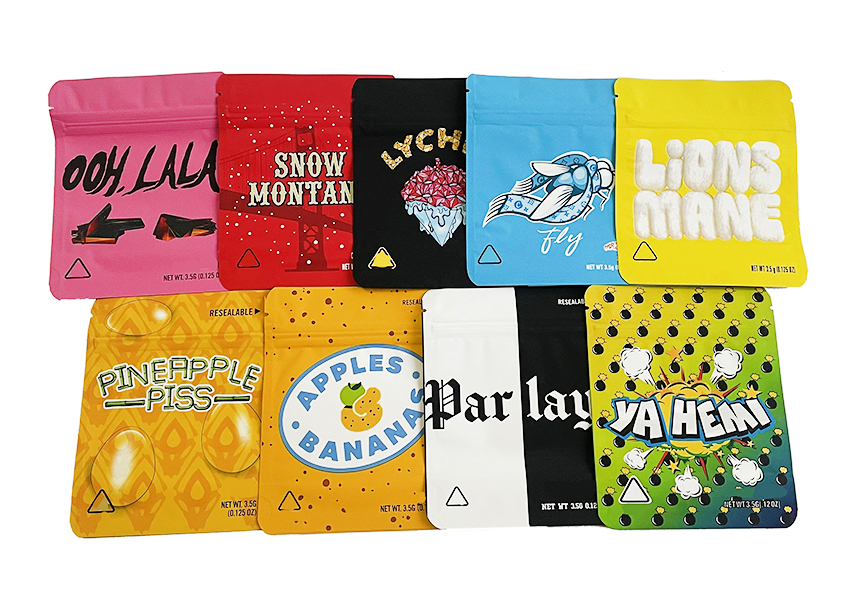 Source Pack Cannabis Packaging Mylar Ziplock Weed Bags Wholesale