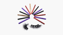 Free Sample 2021 New Magic Eyeliner Adhesive Pen Waterproof Self Adhesive Magnetic Colored Eyeliner Glitter Magic Eyeliner
