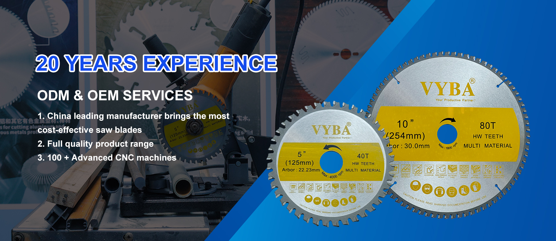 Professional Custom Saw Blade Services Vyba