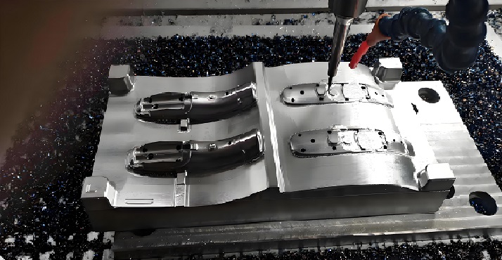 Plastic compression molding