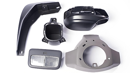 Automotive plastic injection molded parts