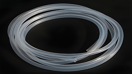 Transparent silicone tube