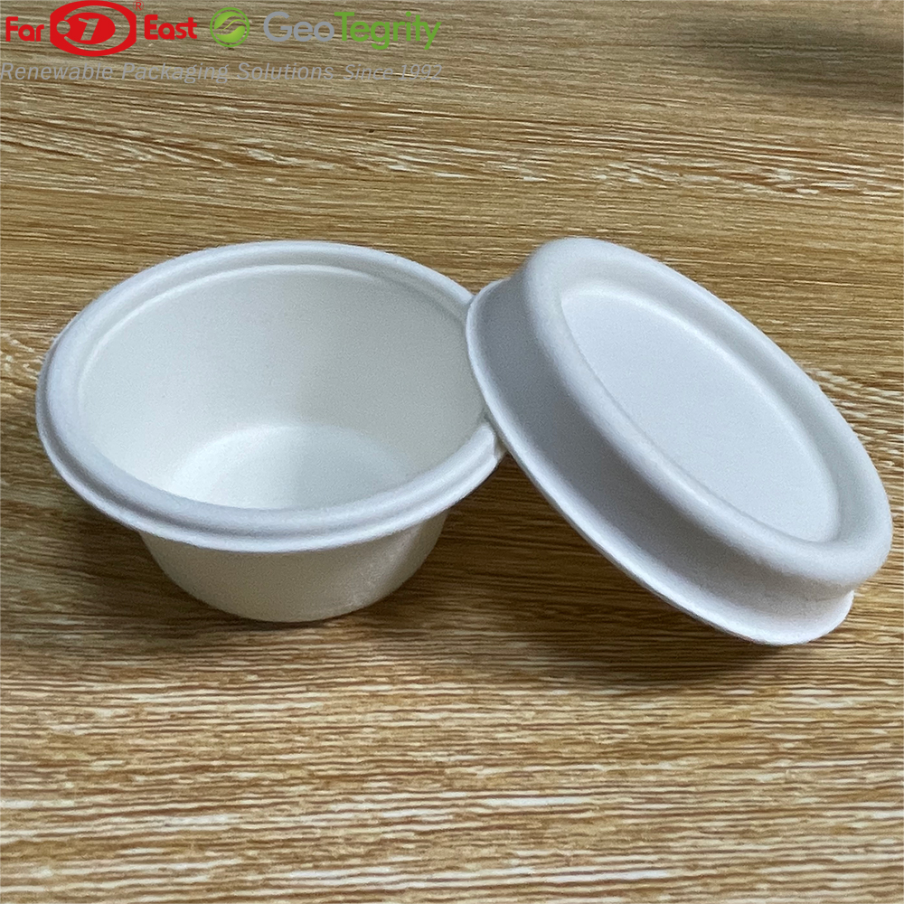 Geotegrity Biodegradable Disposable Surgacane Bagasse Bamboo Pulp Molding Oz Ml Ice Cream