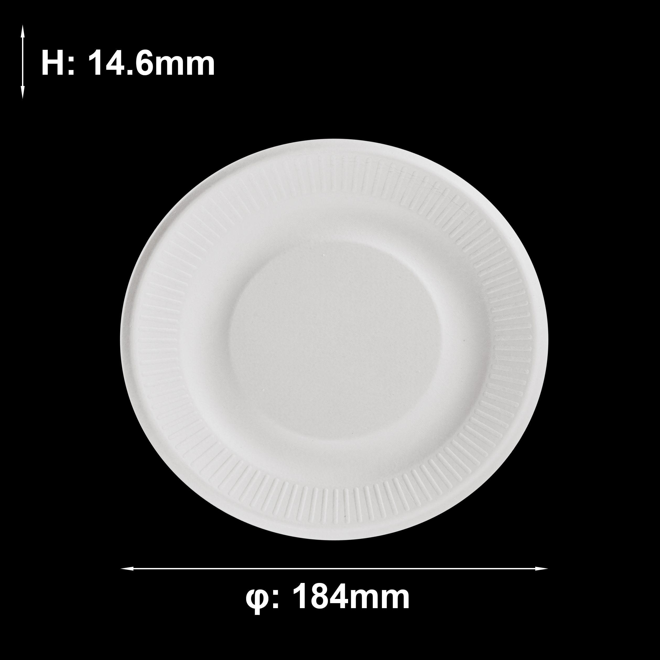 7 Ribbed Plate
