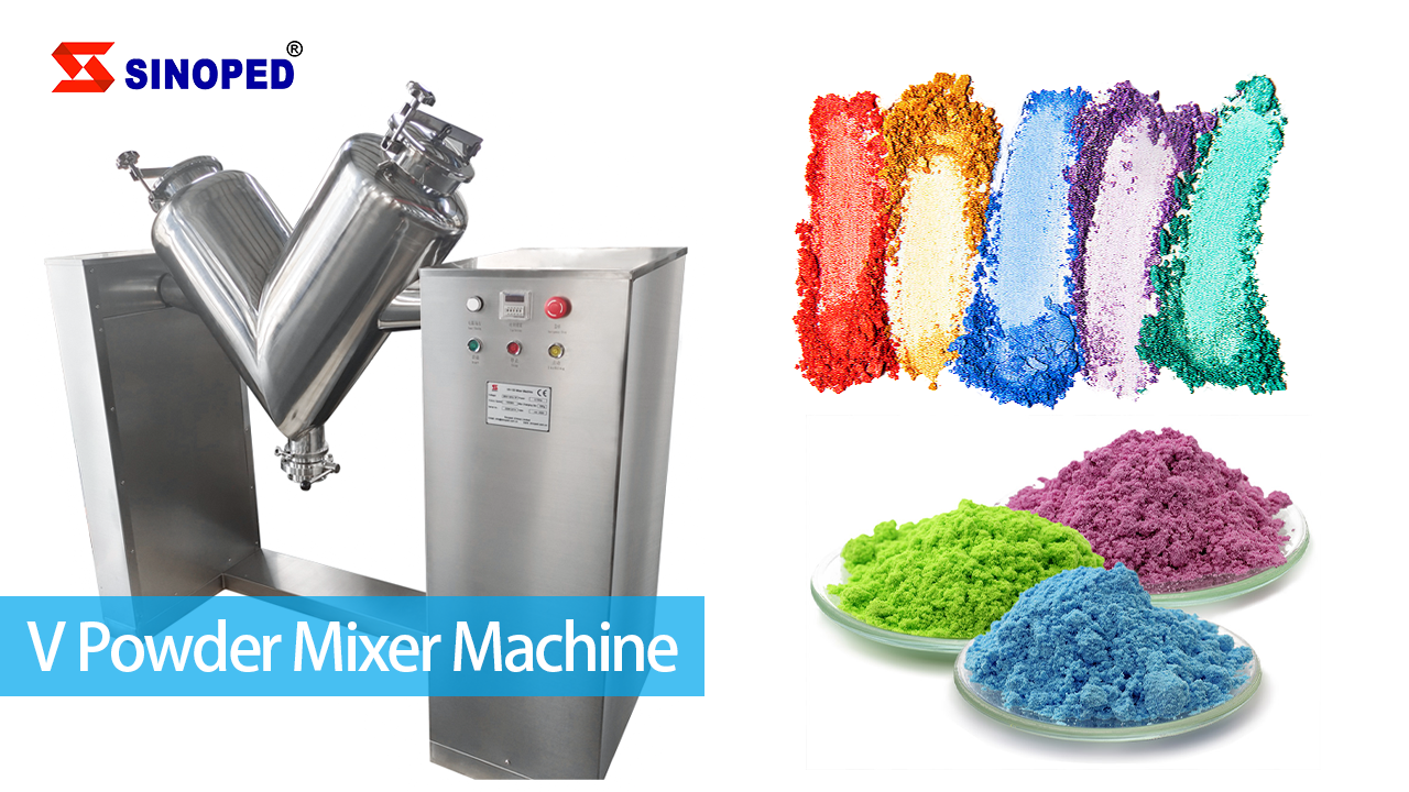 VpuvermixermaskinVConeMixerBlandningavmatpulverVTyp多发调试器Tillverkare