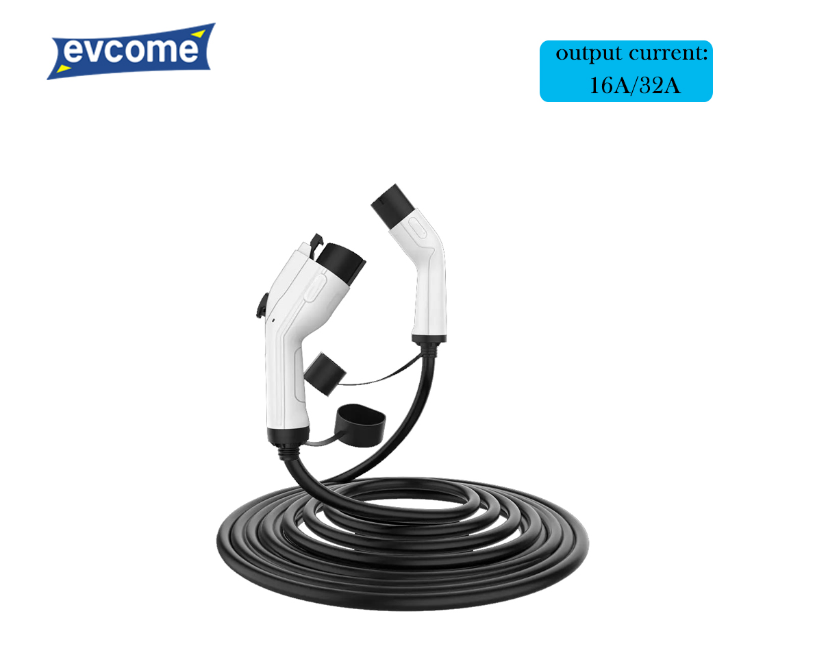 Ev Charger Cable Type 2 to Type 1 (220V 32A ) With 5m Length