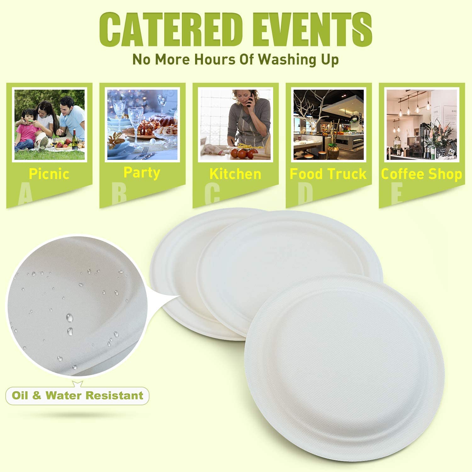bagasse plate