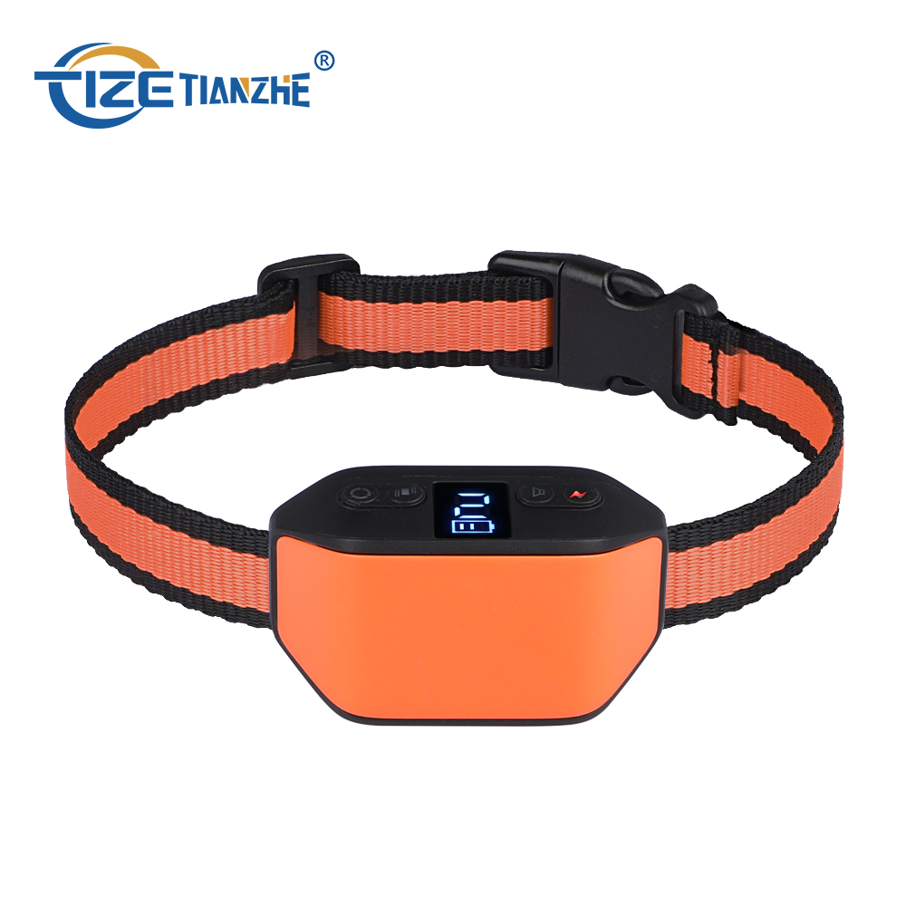 TIZE Patent Design Anti Barking Training Collar Rechargeable Bark ...