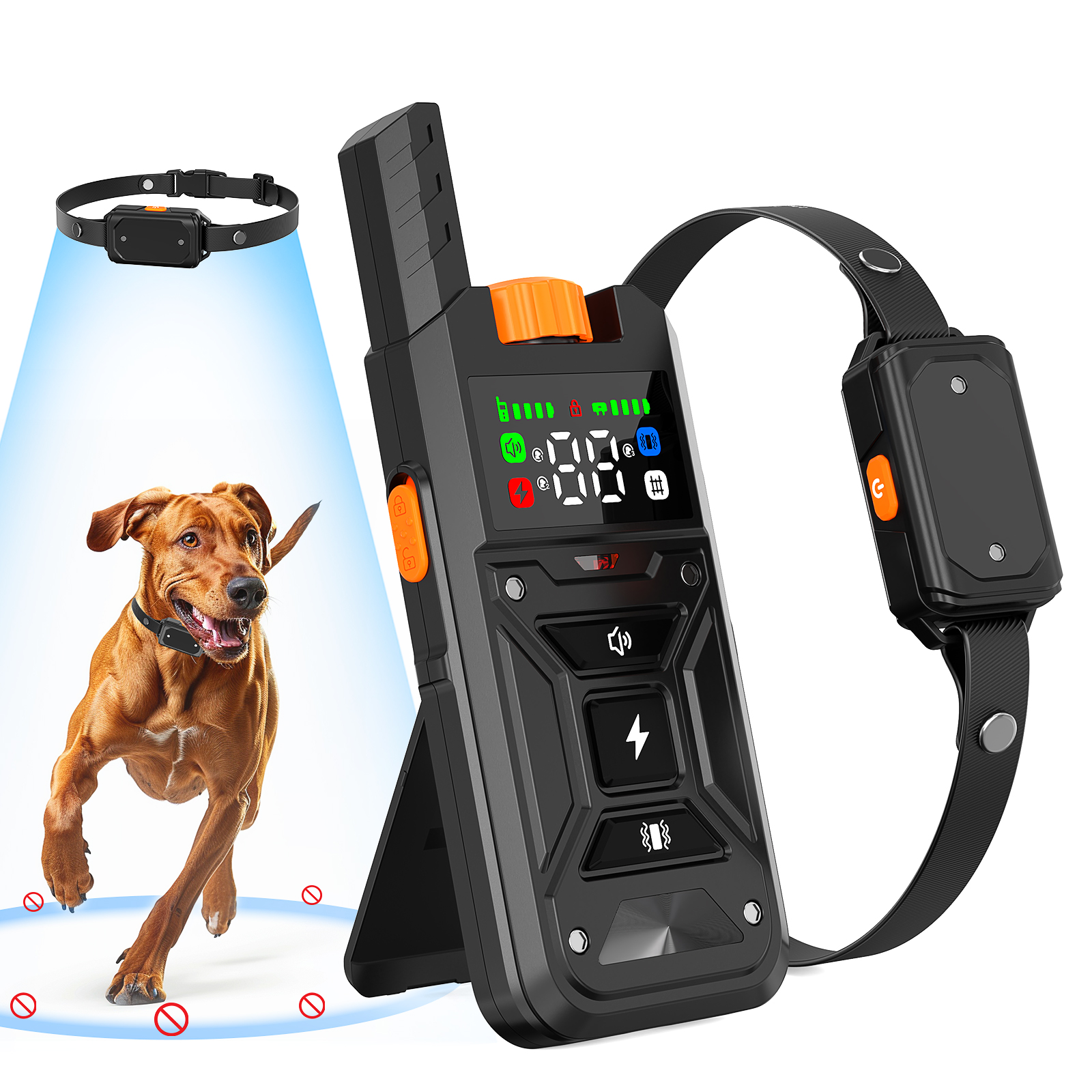 TIZE 2024 Newest Wireless Fence & Dog Training Collar 2 in 1 System TZ
