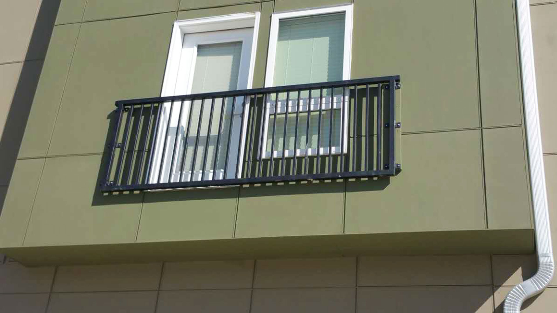 Barandilla de balcón de acero inoxidable para Linden Square Project en América
