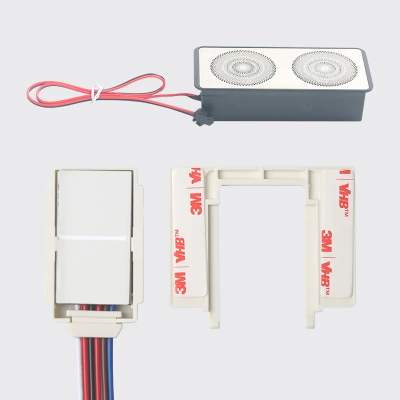 Quality Factory price 12V 5A 60W Double Key Smart led light bathroom mirror Touch Sensor Switch with Bluetooth speaker Manufacturer | Firstdaily
