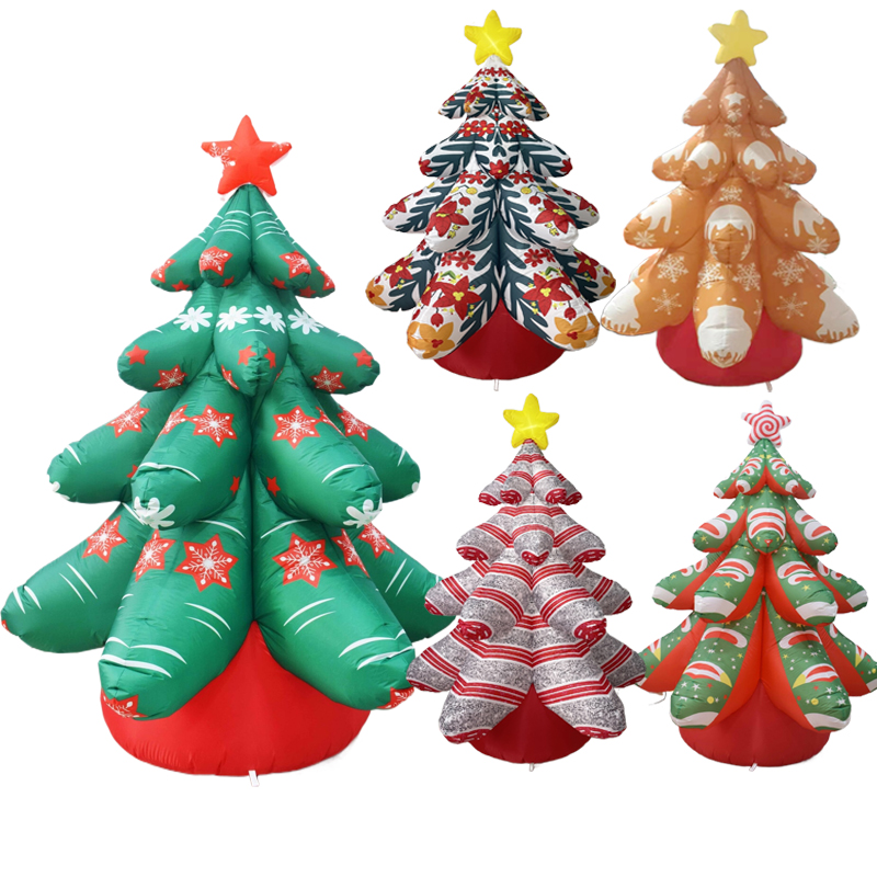 Jiangbered クリスマス インフレータブル サンタクロース 屋外用