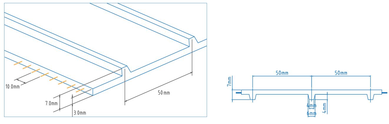 Homogeneous Conveyor Belt for Food Processing #KCB-T50