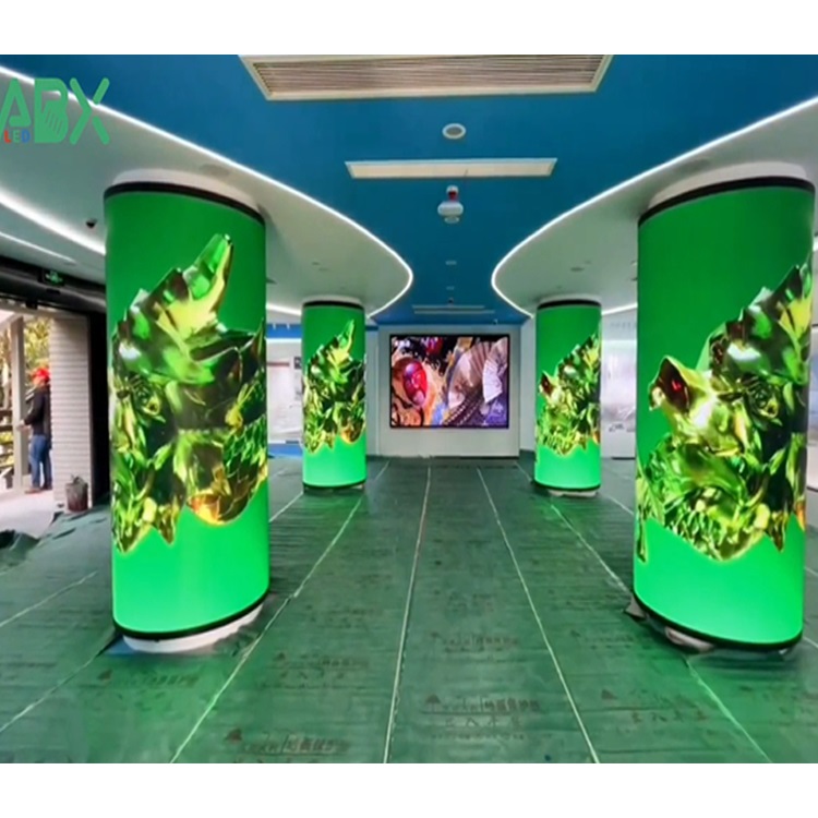 Abxled Customized Flexible Led Display P125 P15 P2 P25 Flexible Led Screen Panel Thin 7854