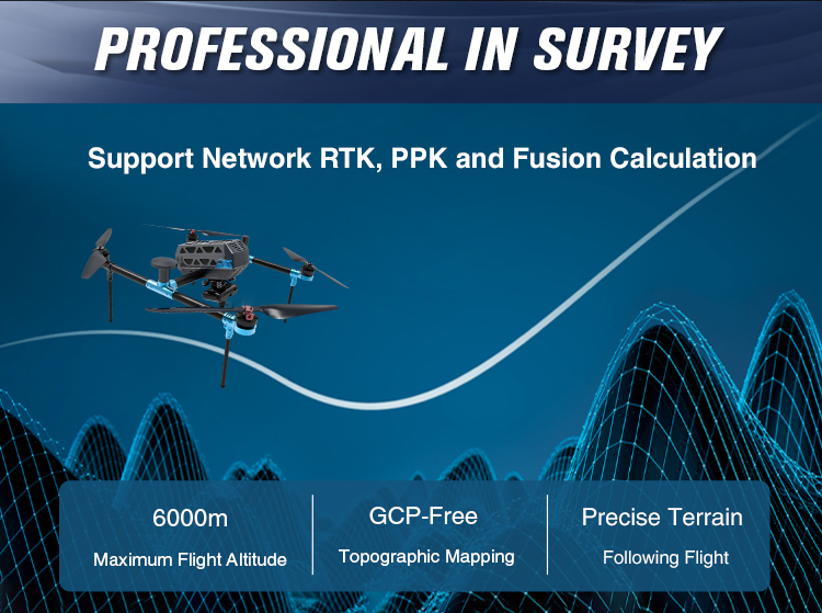 FOXTECHROBOT E2000s Electric Lidar Mapping Survey Surveillance