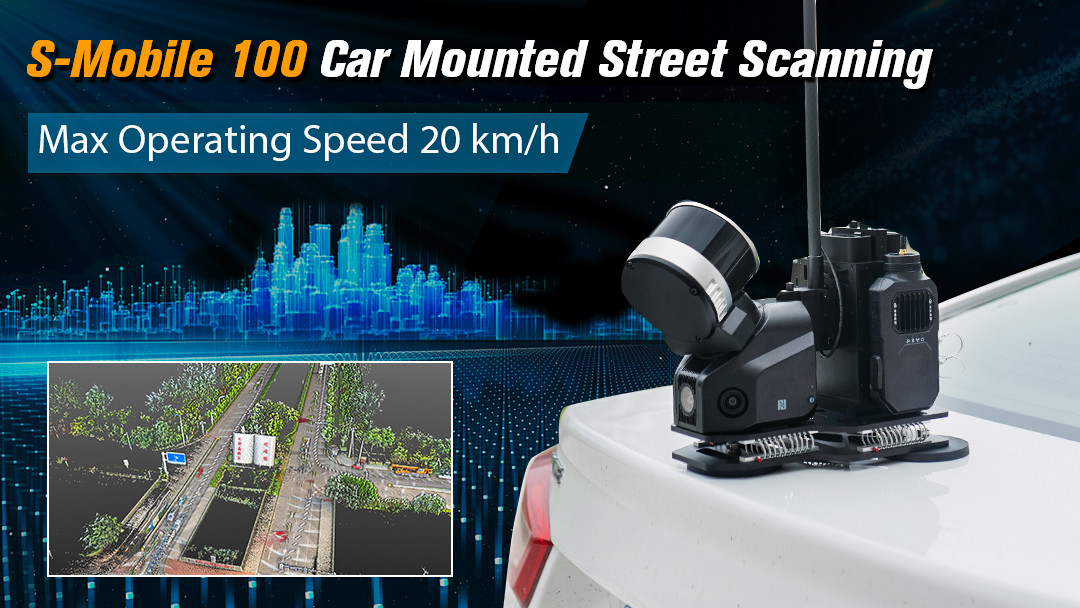 Slam100 Handheld Lidar Laser Scanner Scanning with S-Mobile100 in Car ...