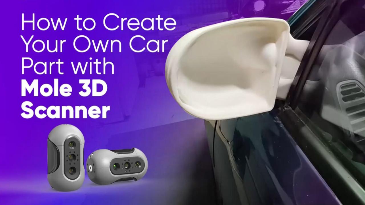 Foxtechrobot Mole How To Create Your Own Car Parts With 3d Scanner