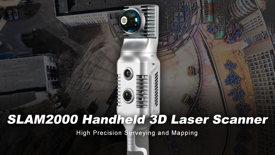 Slam2000 Handheld 3D Laser ScannerPanoramic Laser FOVVisual Camera