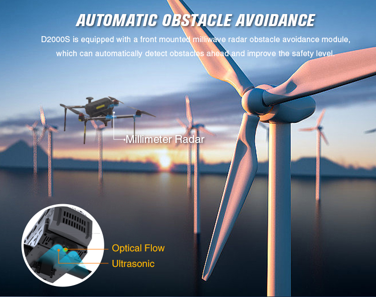 FOXTECHROBOT E2000s Electric Lidar Mapping Survey Surveillance