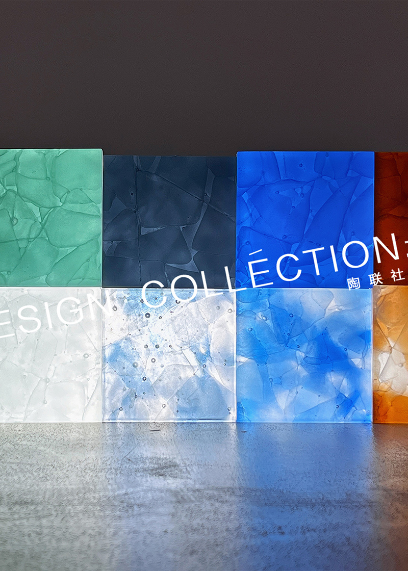 Jade glass art glass used for interior and exterior decoration
