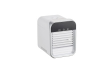 Portable Air Conditioner Fan, Quiet Air Cooler Misting Fan, Small Personal Desk Fan,3 Speeds