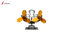 Best seller twin motor wood burning stove fan pellet stove fan Wood fireplace increase warm air