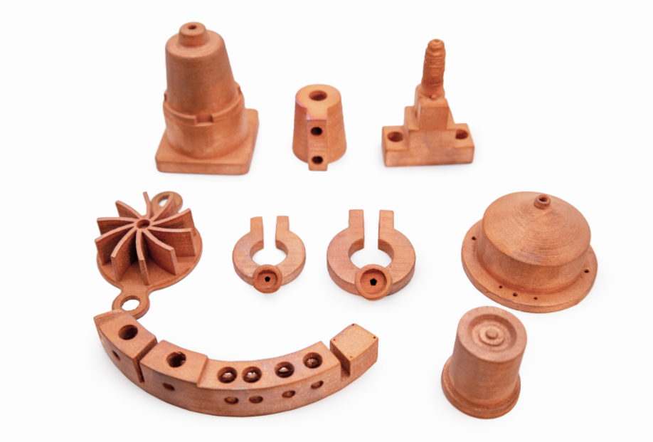 Pure copper additive manufacturing, powder extrusion 3D printing