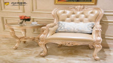 James Bond classic furniture leisure chairs(Light grey & champagne)A970